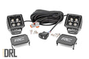 Rough Country Black Series LED Light Pair 2"Amber DRL