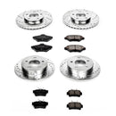 PowerStop Z23 Daily Driver Carbon-Fiber Ceramic Brake Pad and Drilled & Slotted