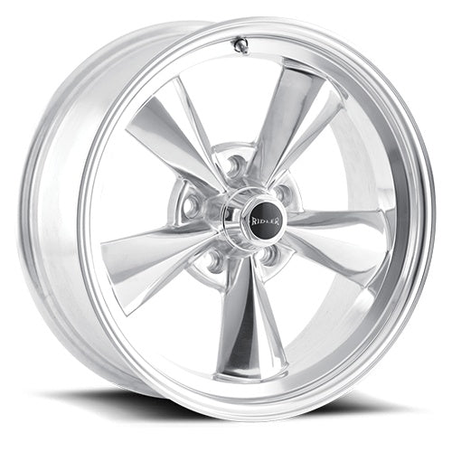 17x8 Ridler Style 675 Polished Wheel/Rim 5x120.7 5-120.7 5x4.75 17-8 ET0
