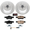PowerStop Genuine Geomet Coated Rotor and Carbon-Fiber Ceramic Brake Pad Kit