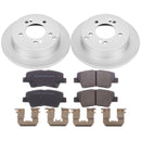 PowerStop Genuine Geomet Coated Rotor and Low-Dust Ceramic Brake Pad Kit