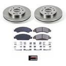 PowerStop OE Stock Replacement Low-Dust Ceramic Brake Pad and Rotor Kit