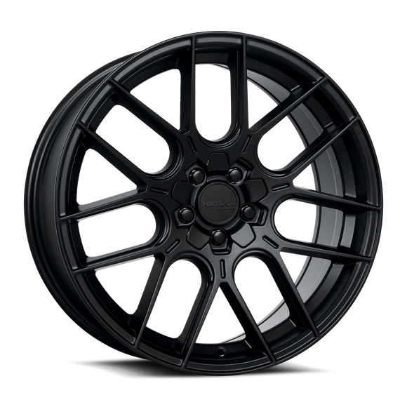 18x8 Katana KR04 Matte Black Wheel 5x105 ET40 CB73.1