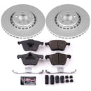 PowerStop Genuine Geomet Coated Rotor and Carbon-Fiber Ceramic Brake Pad Kit