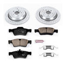 PowerStop Z23 Daily Driver Carbon-Fiber Ceramic Brake Pad and Drilled & Slotted
