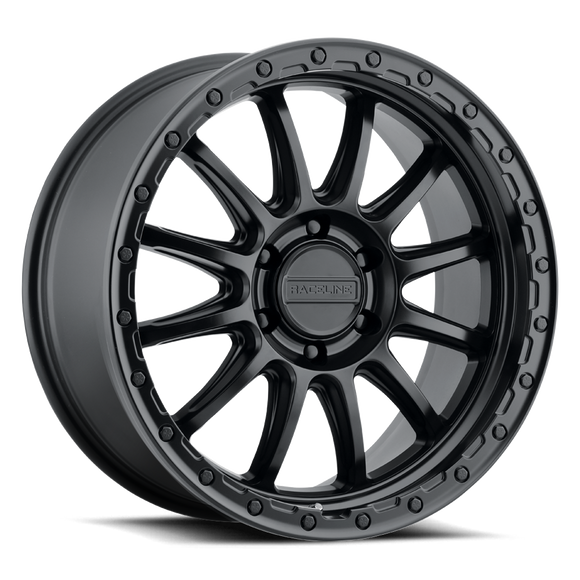 17x8.5 Raceline 960B Alpha Satin Black 5x127 ET0 CB78.1 Wheel
