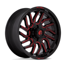 20x9 Fuel Off-Road D808 HURRICANE Black Wheel 6x135 ET20 CB87.1