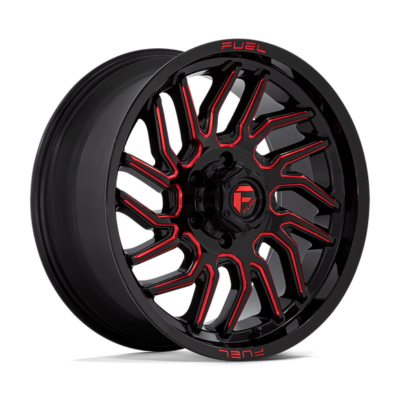20x9 Fuel Off-Road D808 HURRICANE Black Wheel 6x135 ET20 CB87.1