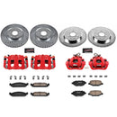 PowerStop Z23 Daily Driver Carbon-Fiber Ceramic Pads Drilled & Slotted Rotor & C