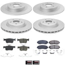 Genuine Geomet Coated Rotor and Low-Dust Ceramic Brake Pad Kit