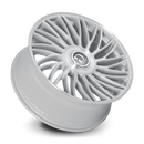 22x9.5 Dolce SESTO Glossy Sliver Brush Face Wheel 6x135 ET18 CB106.2
