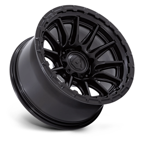 20x9 Fuel Off-Road FC866 Piston Blackout W/ Gloss Black Lip 6x139.7 ET1 Wheel