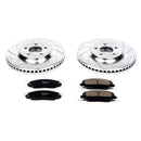 PowerStop Z23 Daily Driver Carbon-Fiber Ceramic Brake Pad and Drilled & Slotted