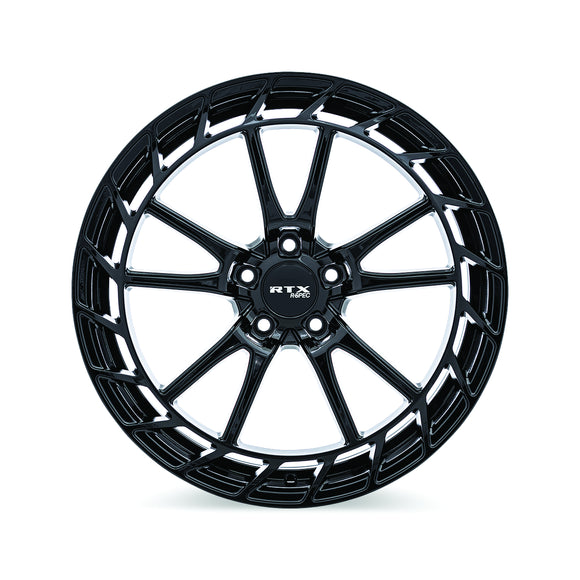 19x8 RTX Cyclone Gloss Black 5x114.3 ET40 wheel/rim
