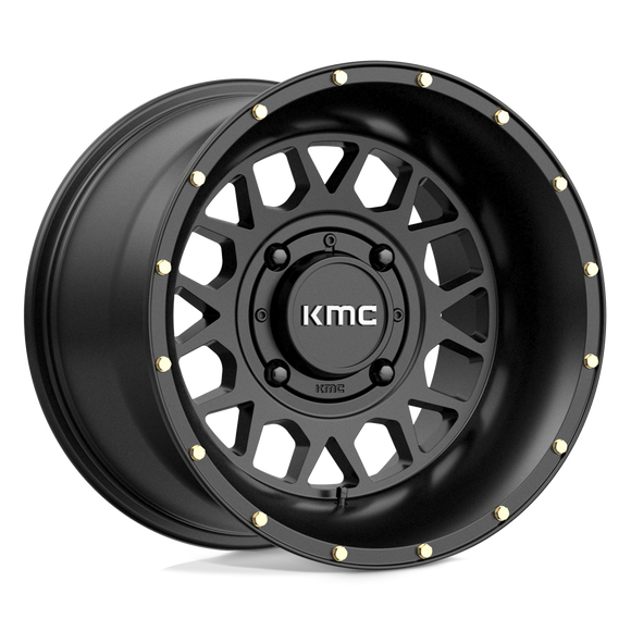 15X10 KMC ATV KS135 Grenade Satin Black 4X137 ET0 wheel/rim
