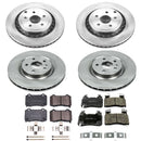 PowerStop OE Stock Replacement Low-Dust Ceramic Brake Pad and Rotor Kit