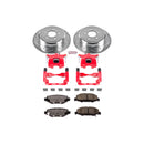 PowerStop Z36 Truck and SUV Ceramic Brake Pad, Drilled & Slotted Rotor, and Cali