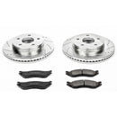 PowerStop Z23 Daily Driver Carbon-Fiber Ceramic Brake Pad and Drilled & Slotted