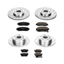 PowerStop Z23 Daily Driver Carbon-Fiber Ceramic Brake Pad and Drilled & Slotted