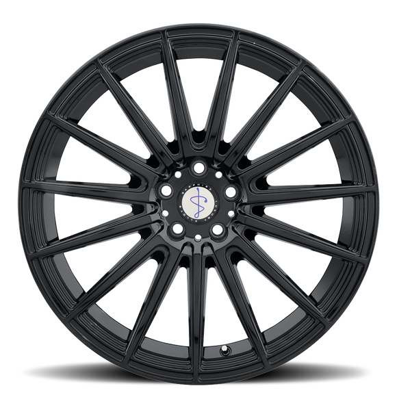 20x9 Sapphire Luxury Alloys SX03-03 Gloss Black 5x120 ET35 CB73 Wheel Rim