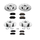 PowerStop Z23 Daily Driver Carbon-Fiber Ceramic Brake Pad and Drilled & Slotted