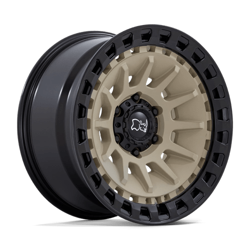 18X9 Black Rhino Barrage Desert Sand On Matte Black 6X135 ET0 Wheel Rim