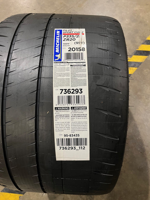 335/25R20 Michelin Pilot Sport Cup 2 99(Y) BSW 335 25 20 3352520