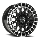 17x8.5 Vision 349 Savage Gloss Blk Machined 5x4.5 (5x114.3) ET-24 wheel/rim
