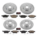 PowerStop Z23 Daily Driver Carbon-Fiber Ceramic Brake Pad and Drilled & Slotted