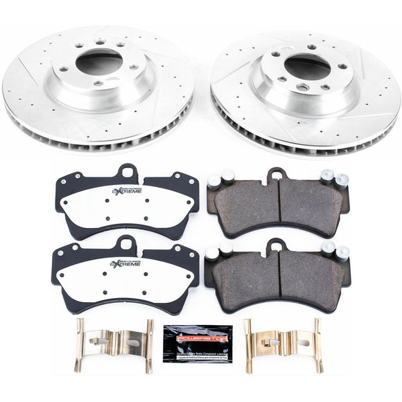 PowerStop Z26 Street Performance Ceramic Brake Pad and Drilled & Slotted Rotor K