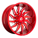 24X12 Fuel D745 Saber Candy Red Milled 5X127 ET-44 wheel/rim