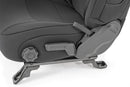 Rough Country Seat Covers Front and Rear w Armrest For Jeep Wrangler JL 18-23