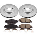 PowerStop Genuine Geomet Coated Rotor and Low-Dust Ceramic Brake Pad Kit