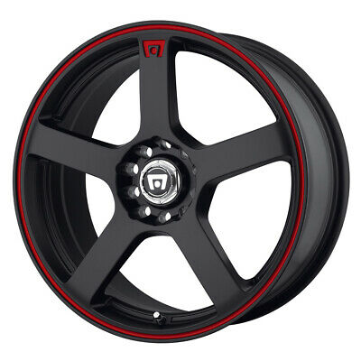 15x6.5 Motegi MR116 Black Wheel/Rim 4x100 4-100 15-6.5 ET40