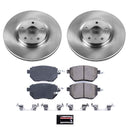 PowerStop OE Stock Replacement Low-Dust Ceramic Brake Pad and Rotor Kit