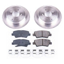 PowerStop OE Stock Replacement Low-Dust Ceramic Brake Pad and Rotor Kit