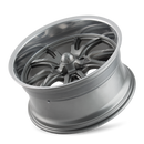 18x9.5 Ridler 650 Grey/Polished Lip Wheel/Rim 5x114.3 5-114.3 18-9.5 ET0