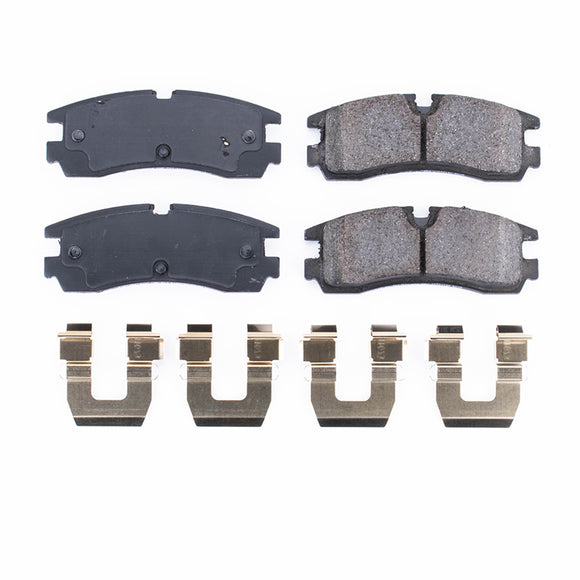 PowerStop Z17 Evolution Ceramic Brake Pads With Hardware