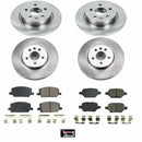 PowerStop OE Stock Replacement Low-Dust Ceramic Brake Pad and Rotor Kit