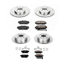 PowerStop Z23 Daily Driver Carbon-Fiber Ceramic Brake Pad and Drilled & Slotted