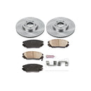 PowerStop OE Stock Replacement Low-Dust Ceramic Brake Pad and Rotor Kit
