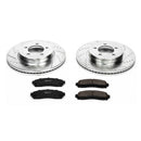 PowerStop Z23 Daily Driver Carbon-Fiber Ceramic Brake Pad and Drilled & Slotted
