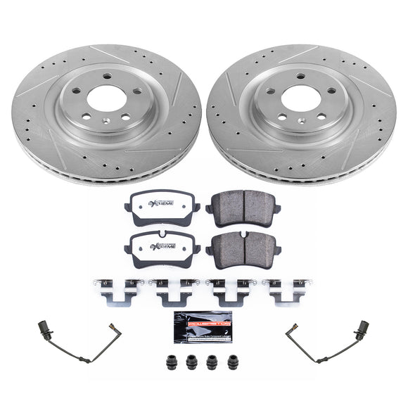 PowerStop Z26 Street Performance Ceramic Brake Pad and Drilled & Slotted Rotor K