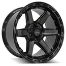 4Play Gen3 4P63 20x10 Black Brushed Face Tinted Wheel 5x127 ET-18 CB87.1