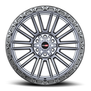 17x9 Vortek VRT-604 Zeus Matte Titanium Black Bead Ring 5x127 ET0 CB78.1 Wheel