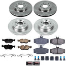 PowerStop OE Stock Replacement Low-Dust Ceramic Brake Pad and Rotor Kit
