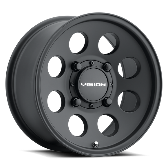 15X7 Vision Midway Satin Black 4x136 ET13 Wheel Rim