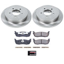 PowerStop OE Stock Replacement Low-Dust Ceramic Brake Pad and Rotor Kit