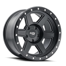17x9 Dirty Life Compound Matte Black 6x139.7 ET-38 CB106 Wheel Rim