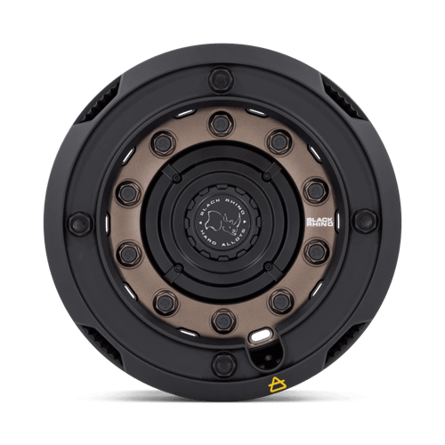 17x8.5 Black Rhino BR027 Arx Matte Bronze Black Ring 8x165.1 ET0 Wheel